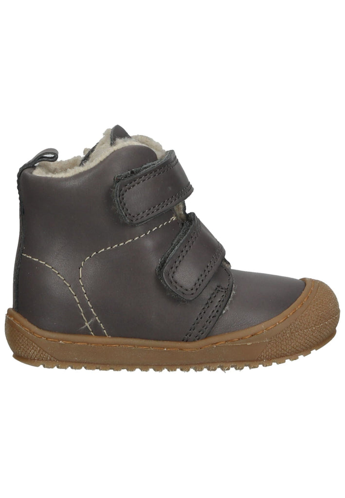 Naturino Sneaker Nappaleder Dunkelgrau Warmfutter