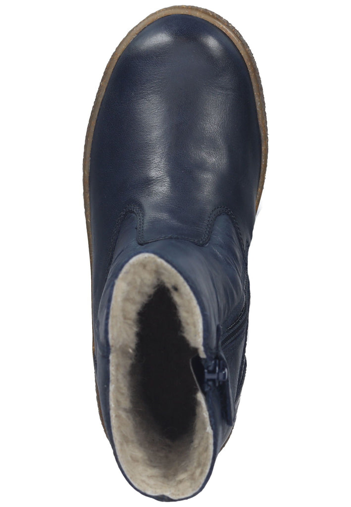 Naturino Stiefel Leder Blau Warmfutter