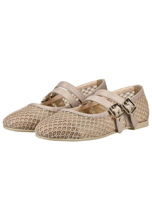 Nero Giardini Ballerinas Leder/Textil Rosa