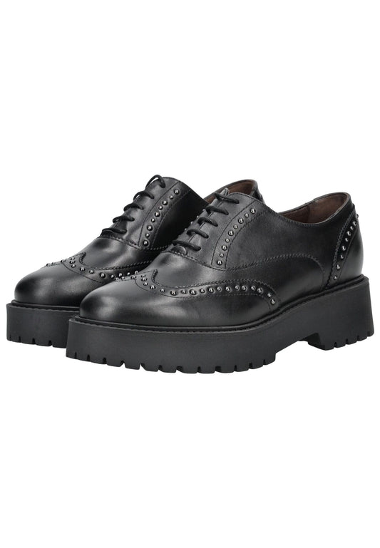 Nero Giardini Halbschuhe Leder Schwarz