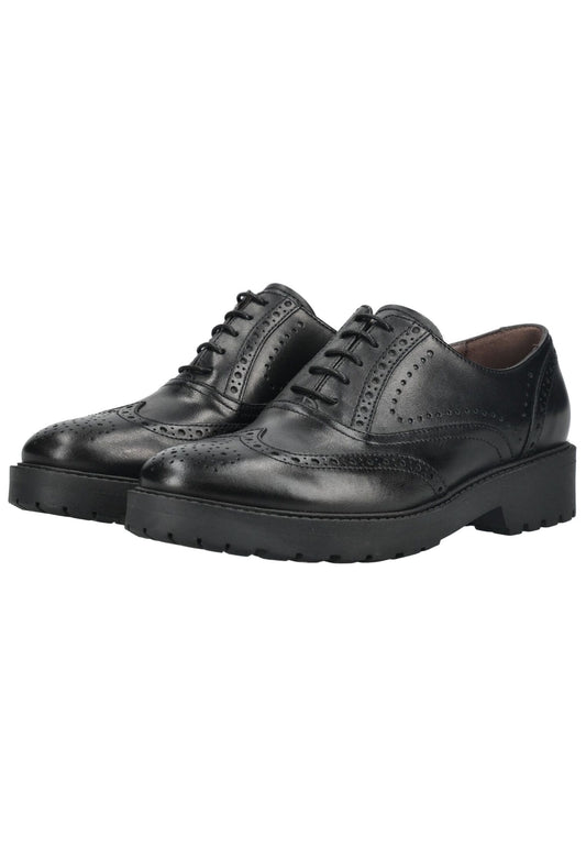 Nero Giardini Halbschuhe Leder Schwarz