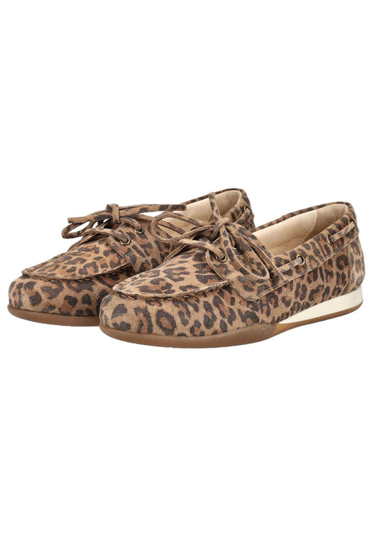 Nero Giardini Mokassin Veloursleder Leopard