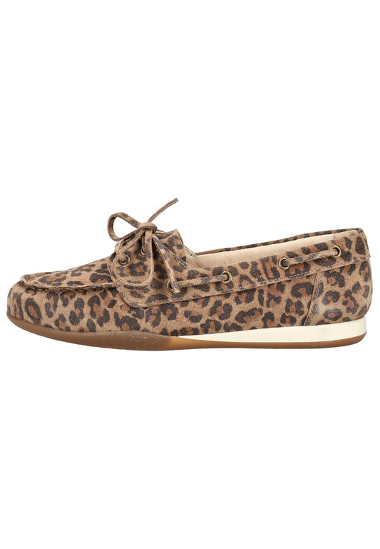 Nero Giardini Mokassin Veloursleder Leopard