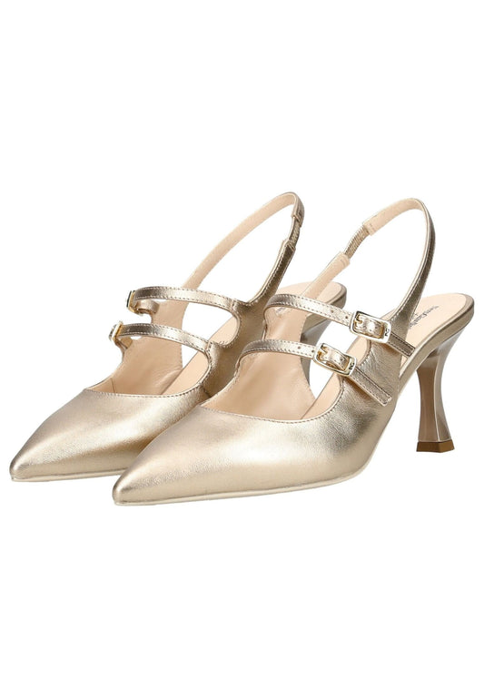 Nero Giardini Pumps Leder Gold