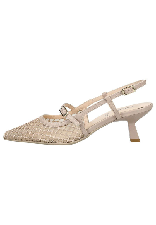 Nero Giardini Pumps Leder/Textil Beige/Rosa