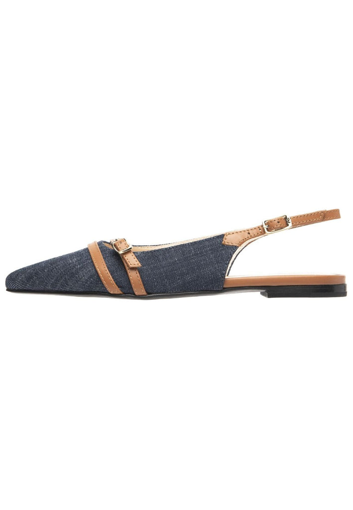 Nero Giardini Pumps Lederimitat/Textil Jeans