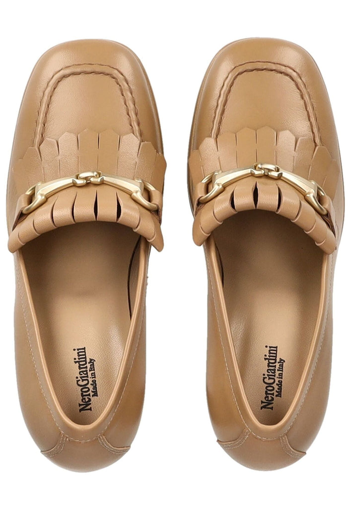 Nero Giardini Pumps Nappaleder Mittelbraun