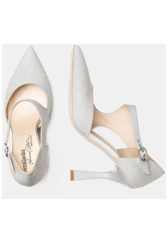 Nero Giardini Pumps Textil Silber