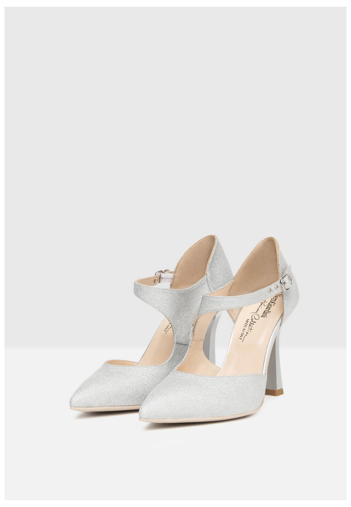 Nero Giardini Pumps Textil Silber