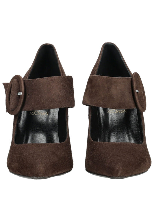 Nero Giardini Pumps Veloursleder Dunkelbraun