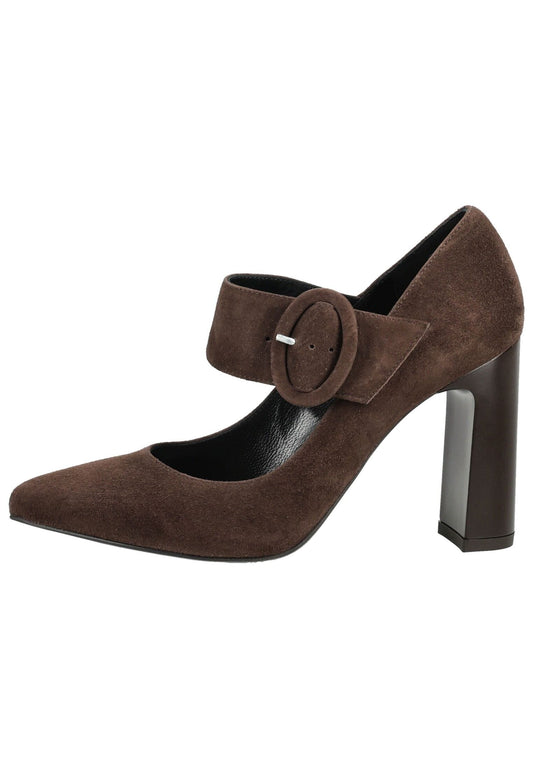 Nero Giardini Pumps Veloursleder Dunkelbraun