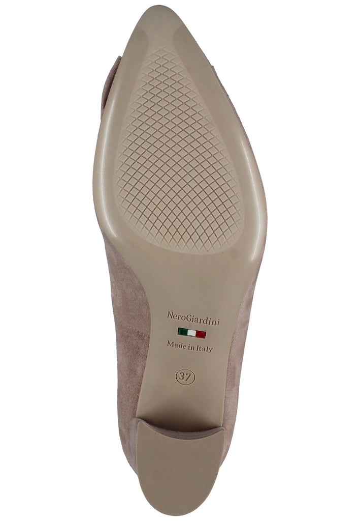 Nero Giardini Pumps Veloursleder Hellbraun
