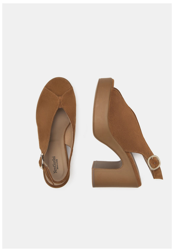 Nero Giardini Pumps Veloursleder Tabacco