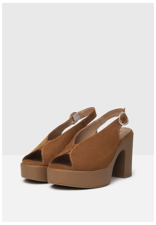 Nero Giardini Pumps Veloursleder Tabacco