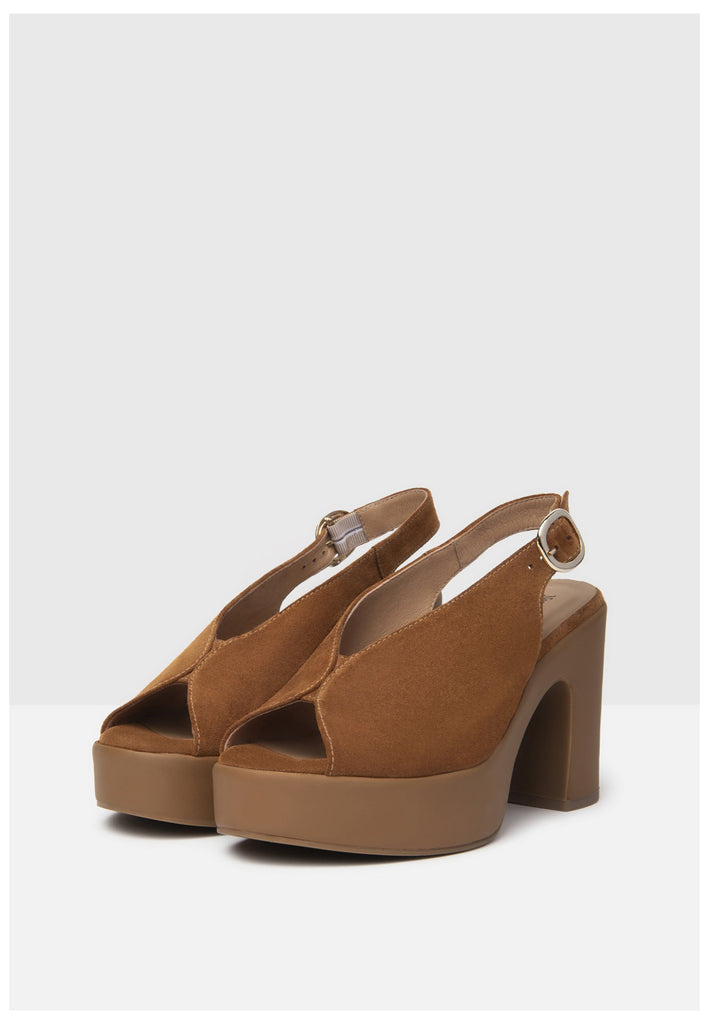 Nero Giardini Pumps Veloursleder Tabacco