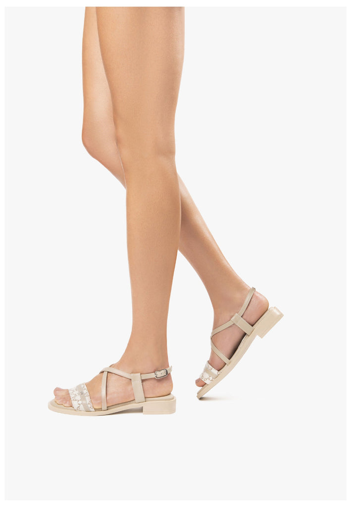 Nero Giardini Sandalen Leder Beige