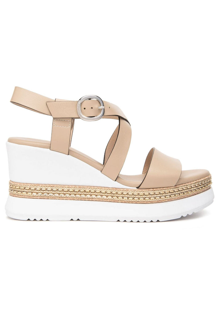 Nero Giardini Sandalen Leder Beige