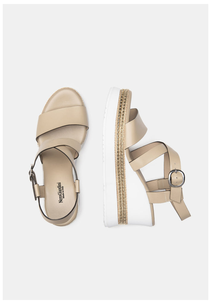 Nero Giardini Sandalen Leder Beige