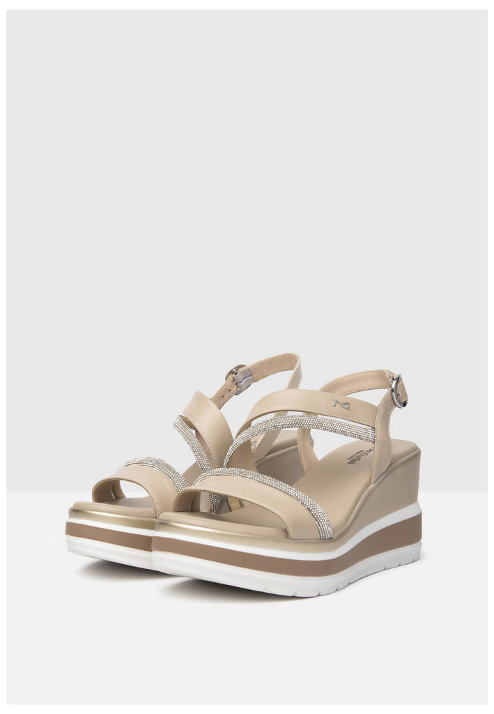 Nero Giardini Sandalen Leder Beige