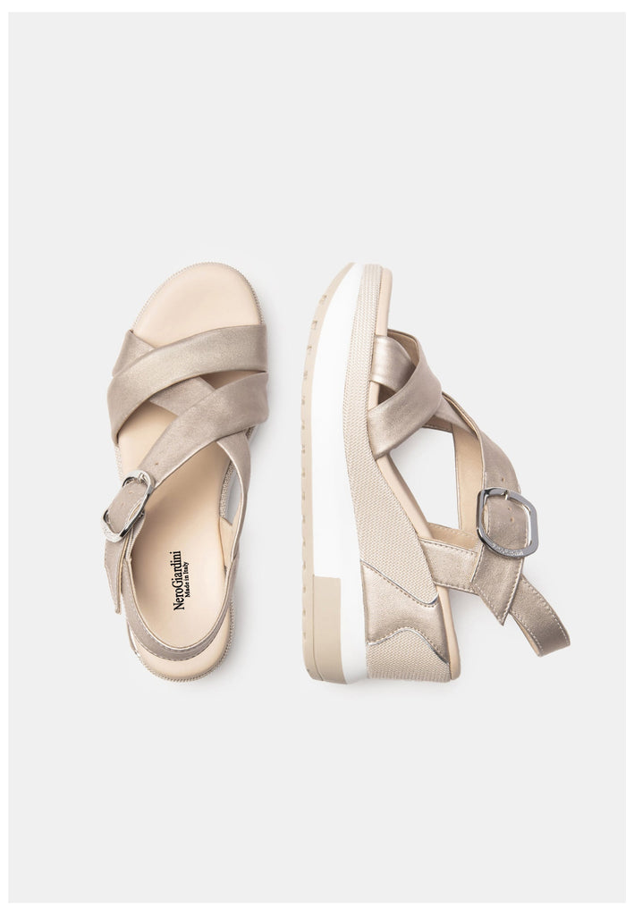 Nero Giardini Sandalen Leder Beige