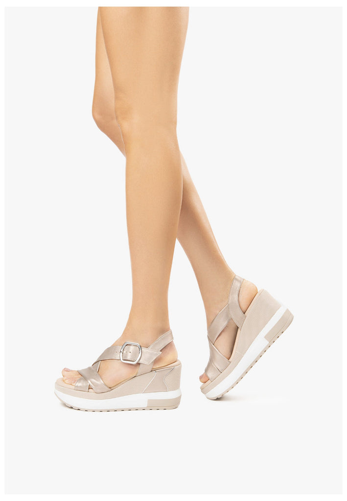 Nero Giardini Sandalen Leder Beige