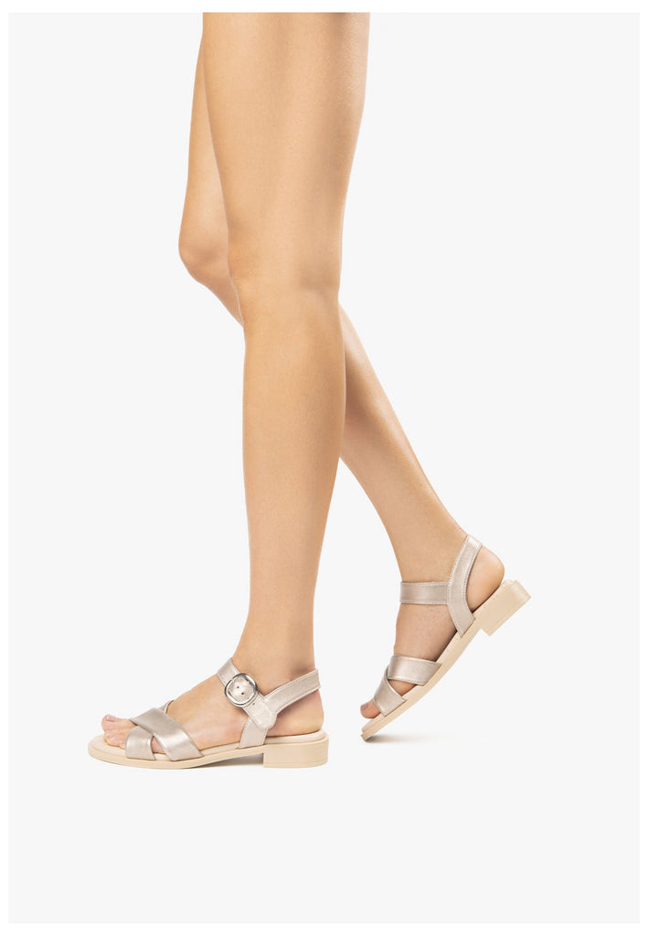 Nero Giardini Sandalen Leder Beige