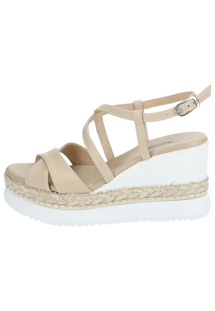 Nero Giardini Sandalen Leder Beige/Weiß