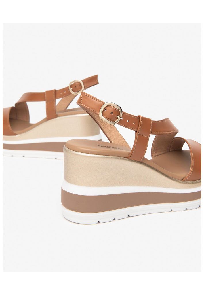 Nero Giardini Sandalen Leder Cognac