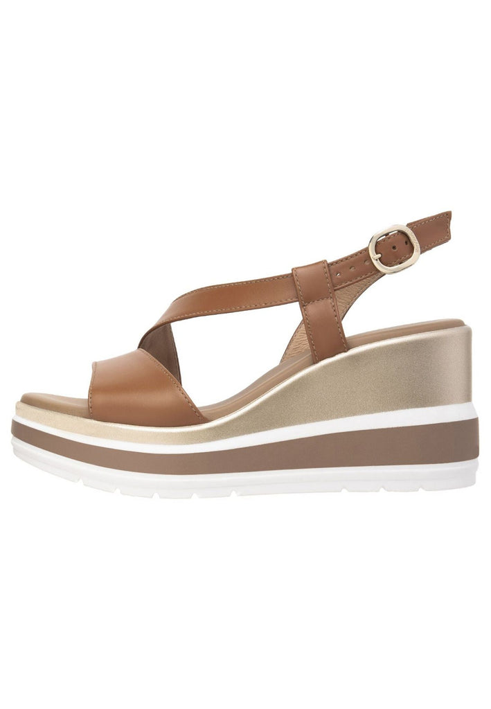Nero Giardini Sandalen Leder Cognac