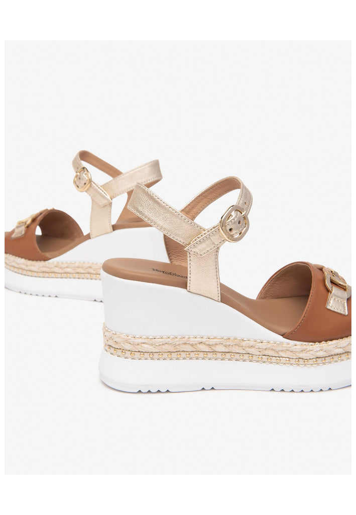 Nero Giardini Sandalen Leder Cognac