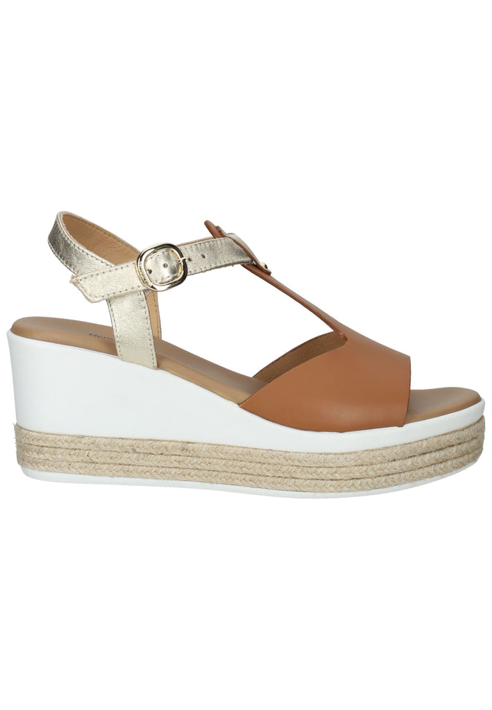 Nero Giardini Sandalen Leder Cognac