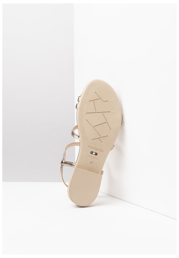 Nero Giardini Sandalen Leder Gold