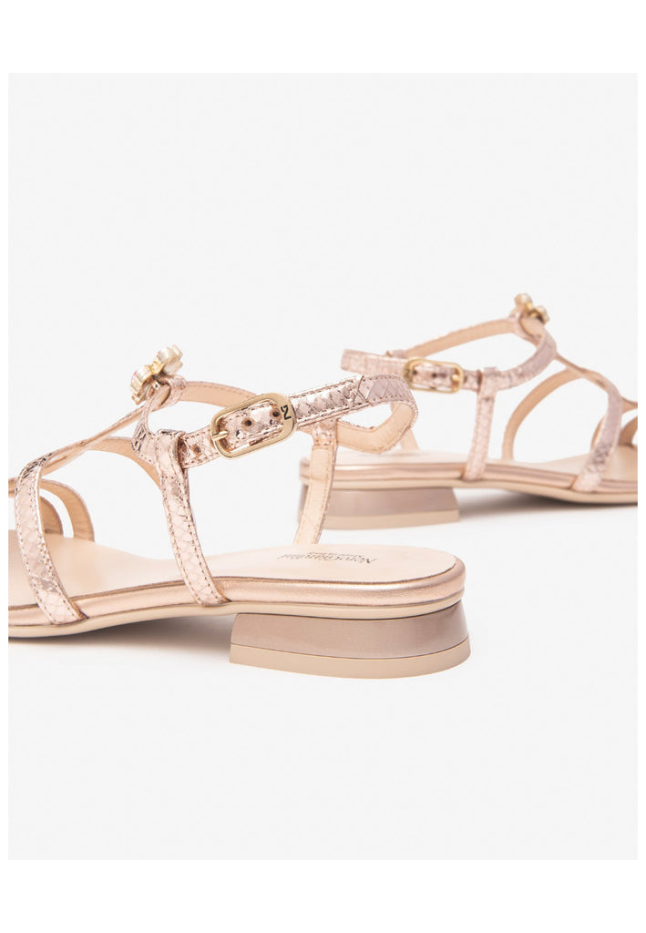 Nero Giardini Sandalen Leder Gold