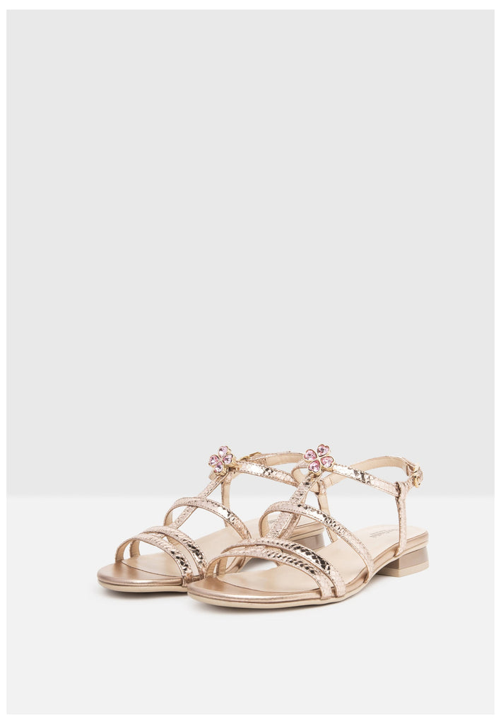 Nero Giardini Sandalen Leder Gold