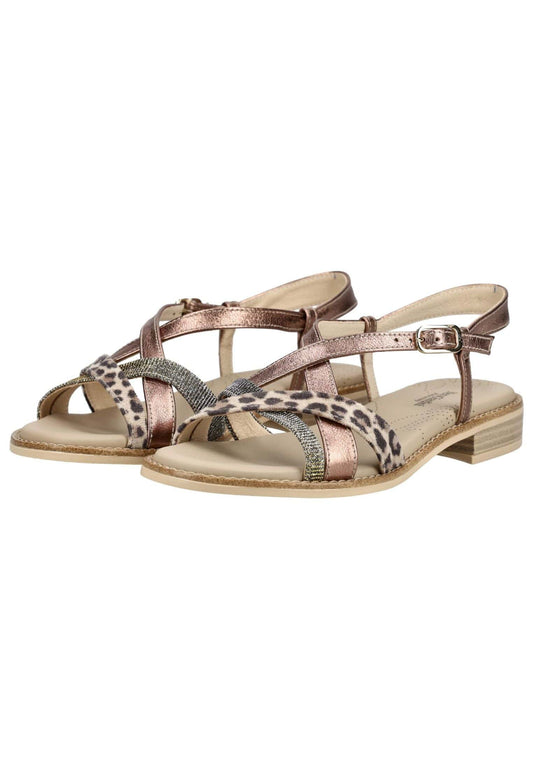 Nero Giardini Sandalen Leder Leopard