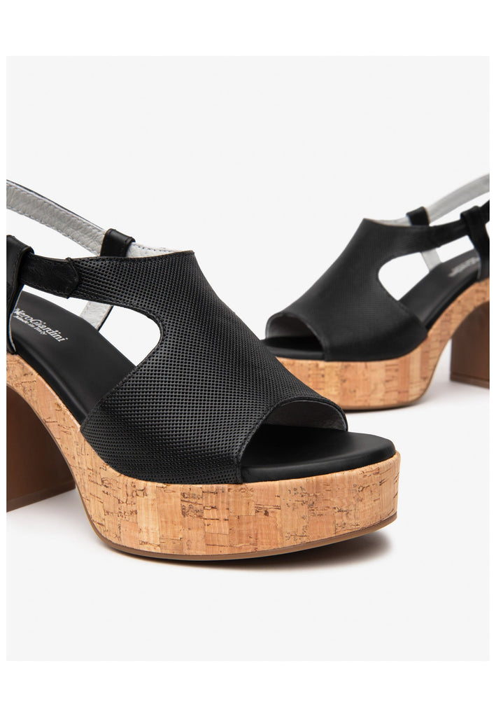 Nero Giardini Sandalen Leder Schwarz