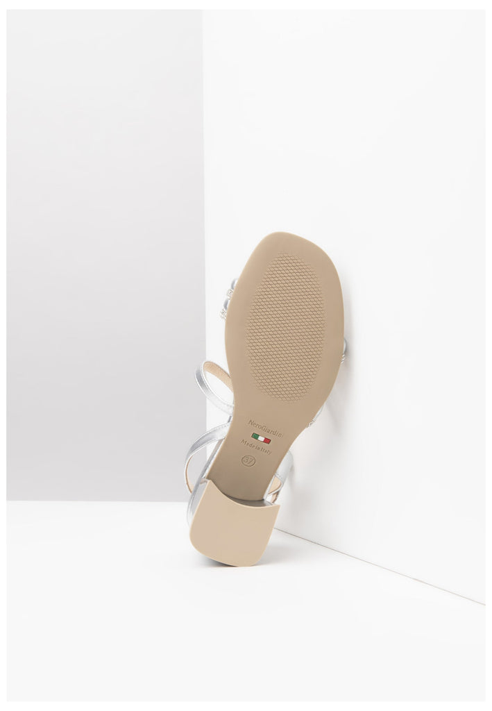 Nero Giardini Sandalen Leder Silber