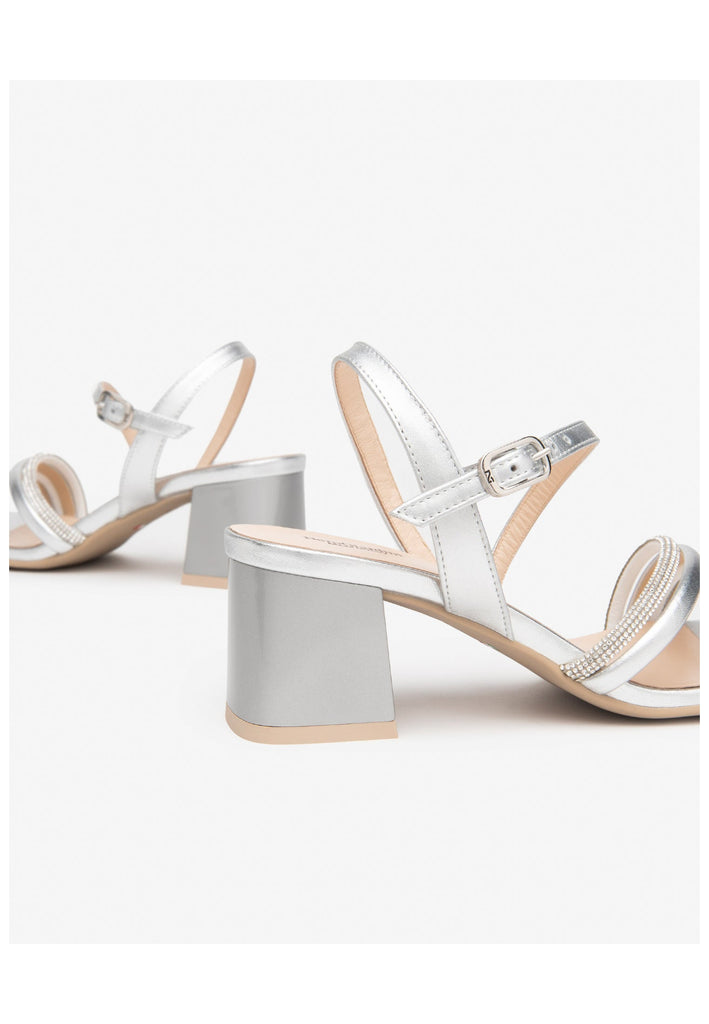 Nero Giardini Sandalen Leder Silber