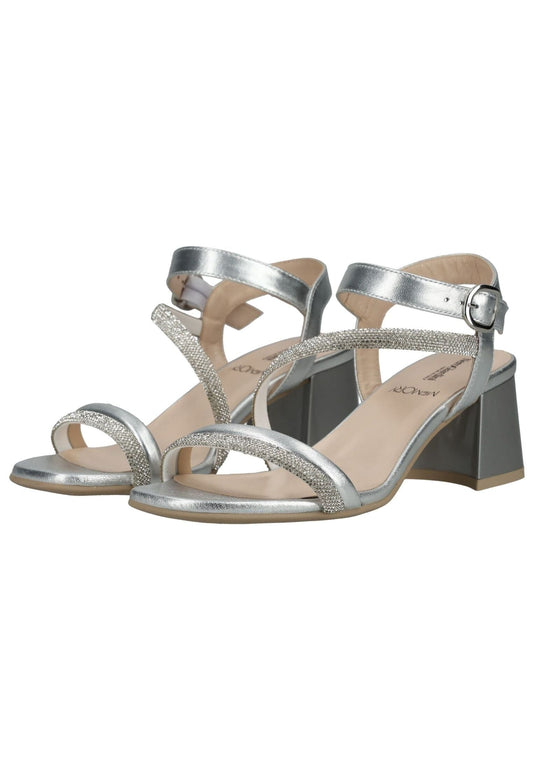 Nero Giardini Sandalen Leder Silber