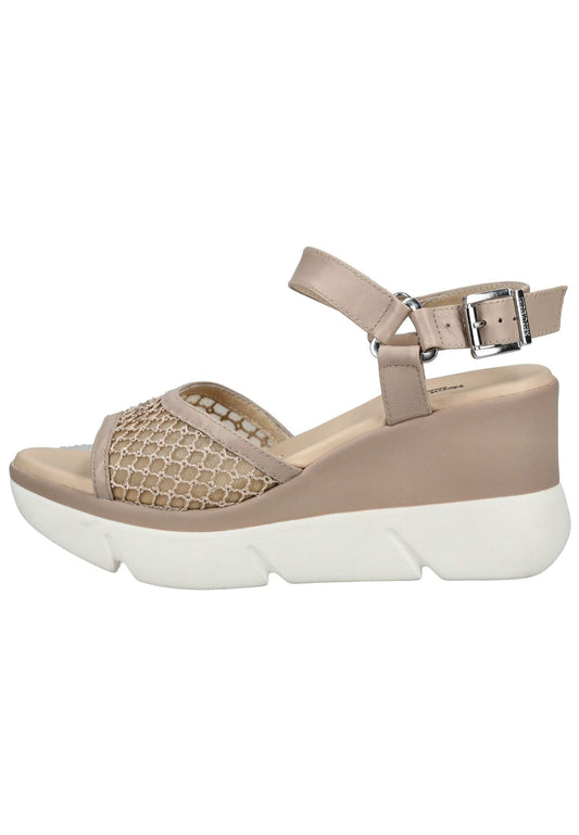 Nero Giardini Sandalen Leder/Textil Beige