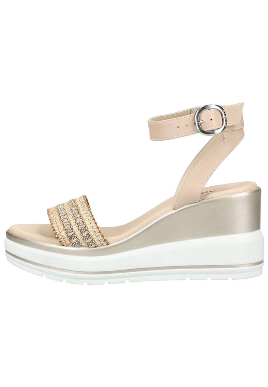 Nero Giardini Sandalen Leder/Textil Beige