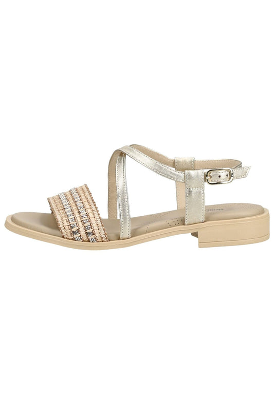 Nero Giardini Sandalen Leder/Textil Sand