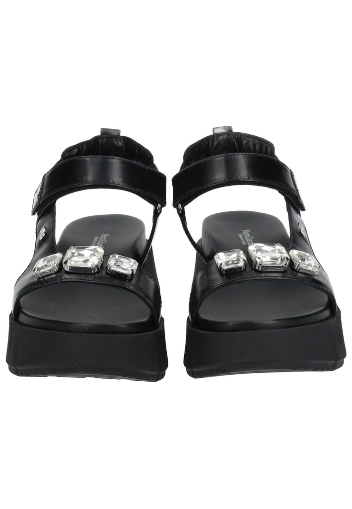 Nero Giardini Sandalen Leder/Textil Schwarz