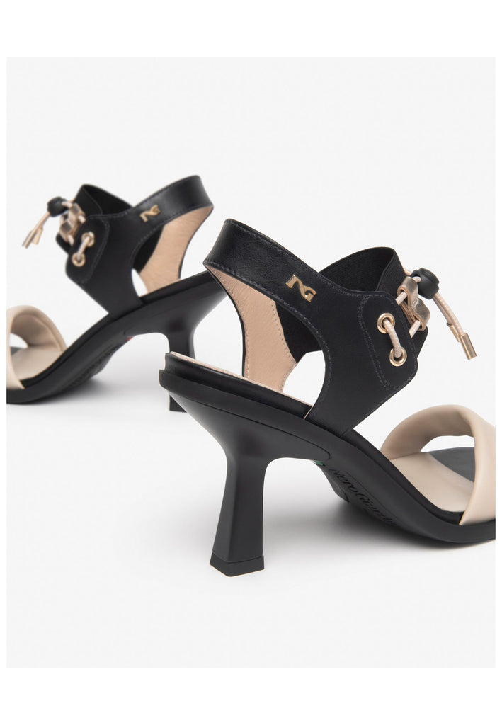 Nero Giardini Sandalen Leder/Textil Schwarz