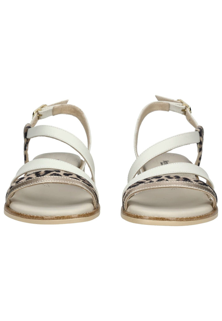 Nero Giardini Sandalen Leder/Textil Weiß Kombi