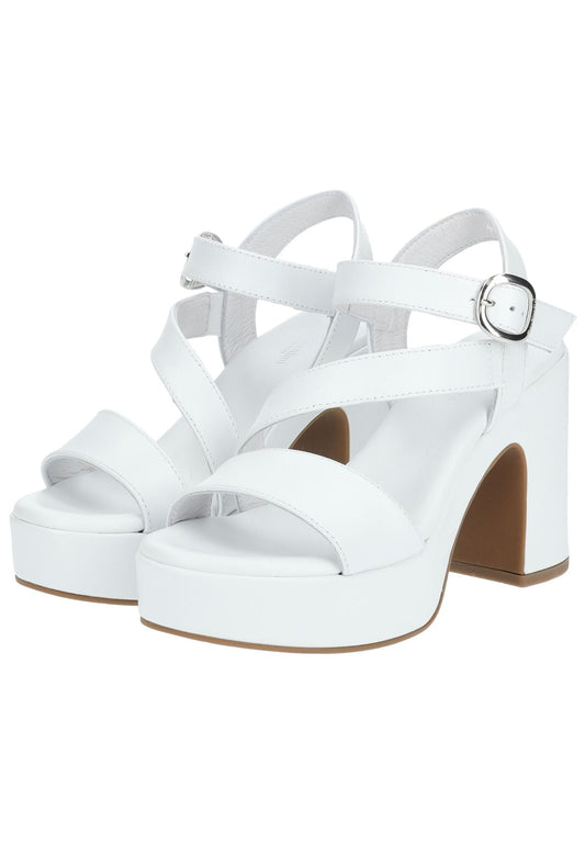 Nero Giardini Sandalen Leder Weiß