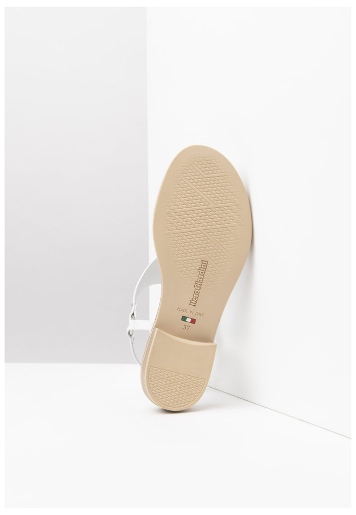 Nero Giardini Sandalen Leder Weiß