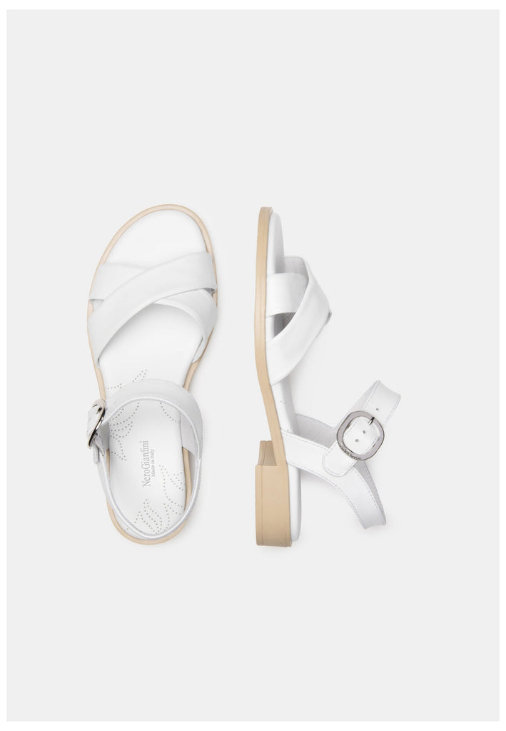 Nero Giardini Sandalen Leder Weiß