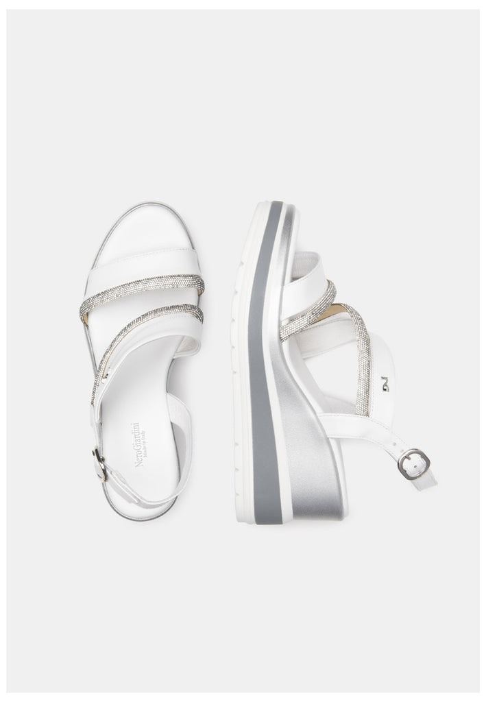 Nero Giardini Sandalen Leder Weiß