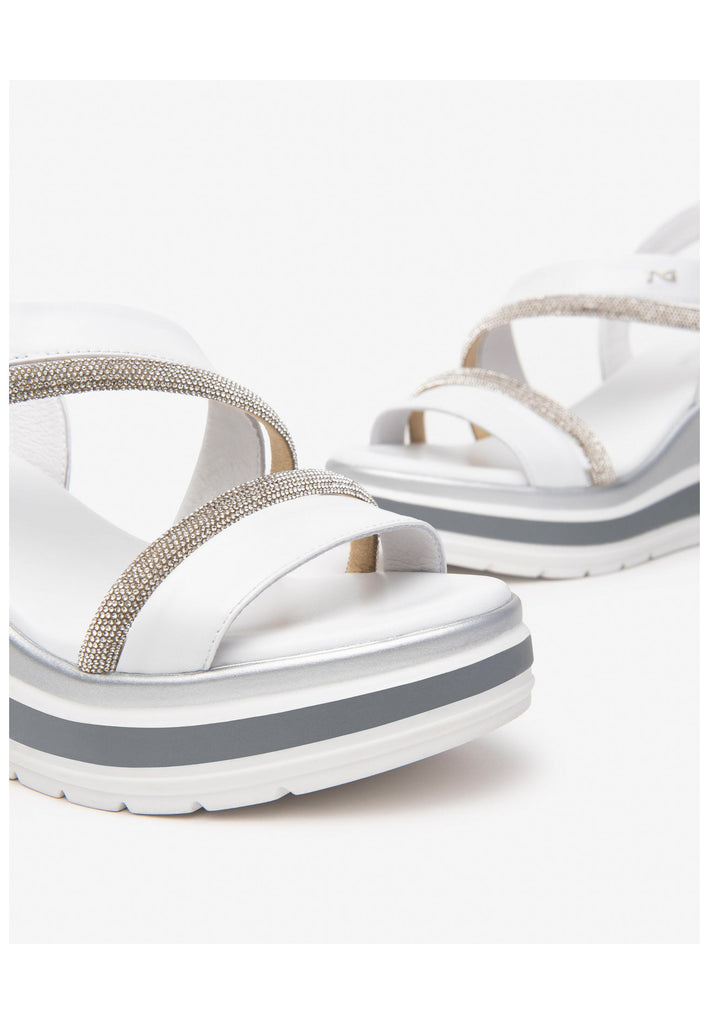 Nero Giardini Sandalen Leder Weiß